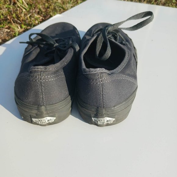 Vans Size 6 Black Kid's Sneaker Shoes - Picture 4 of 9